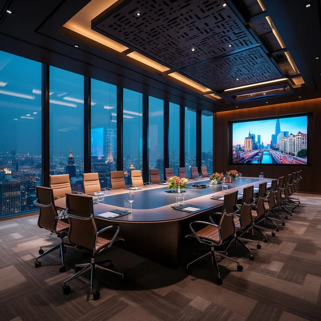 Sala de reuniones con clientes